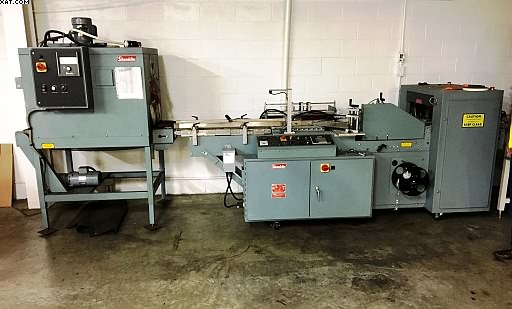 SHANKLIN Shrink Wrapping Line, Model F-1 wrapper, with conveyor,
